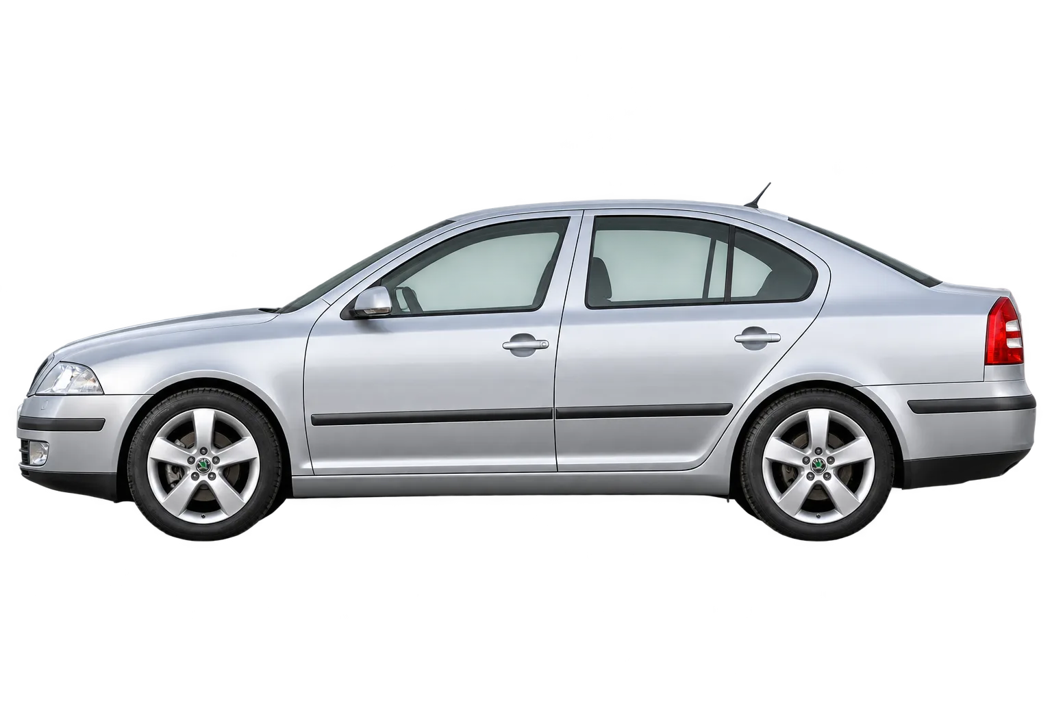 Škoda Octavia, 2 поколение — вид сбоку